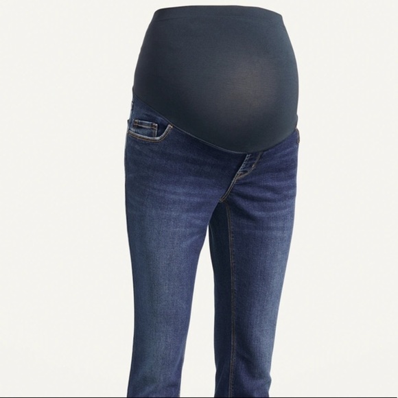 Old Navy Maternity crop jeans | SIZE 8 Maternity - Picture 3 of 10